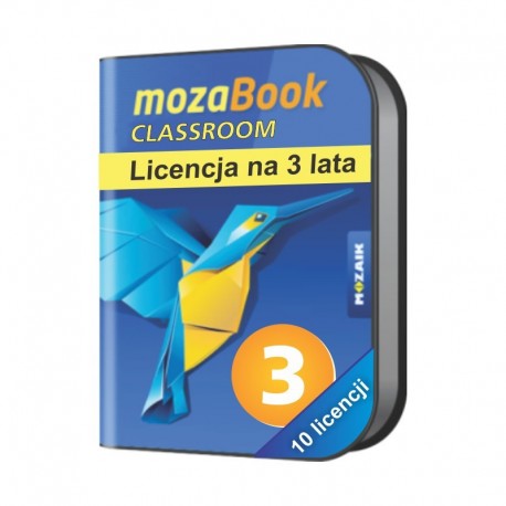 Mozabook Classroom Pack (1 język) - 3 lata na 10 urządzeń