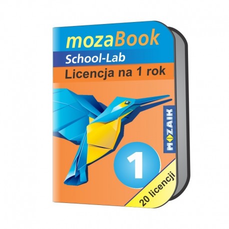 Mozabook School-Lab Pack (1 język) - 1 rok na 10 urządzeń