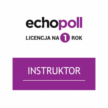 EchoPoll Instruktor - 1 rok dla 1 urządzenia (pilot/PC/Mobile)