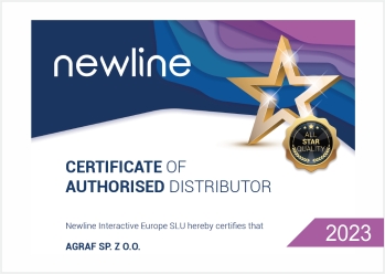 certyfikat Newline dla Agraf 2023
